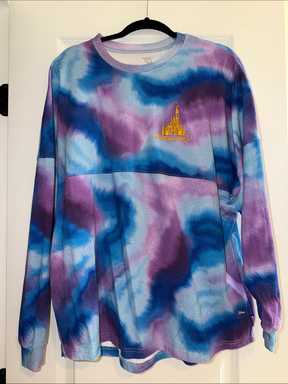 Disney WDW 50th celebration tie-dye spirit jersey